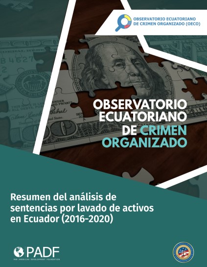 Resumen de análisis de sentencias por lavado de activos en Ecuador (2016-2020)